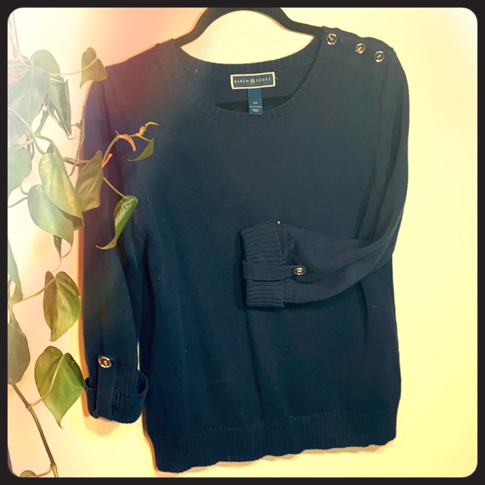 Navy Blue Sweater
